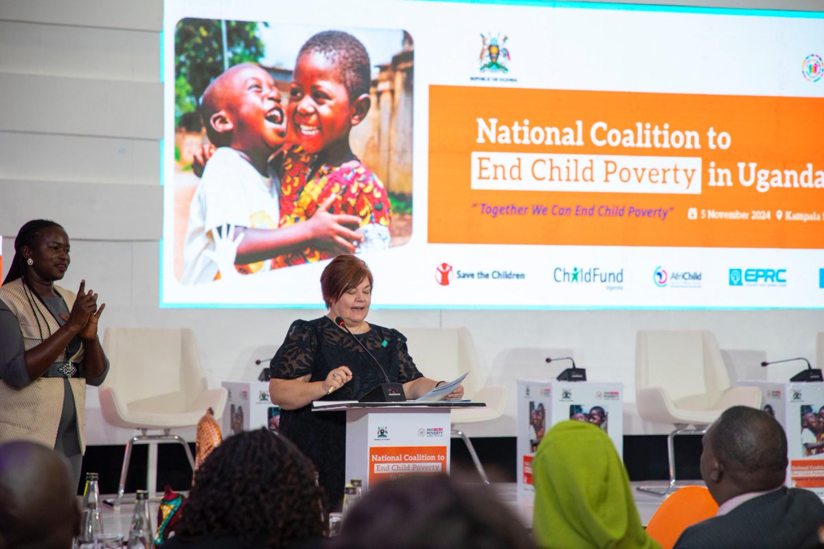 AfriChildCentre's tweet photo. Today marks a significant step in ending child 👨‍👨‍👧poverty in Uganda 🇺🇬. With the launch of the National Coalition, we’re #InvestInUGChildren and amplifying awareness and driving action to ensure every child grows free from poverty, deprivation, and exclusion. #ChildPoverty https://t.co/4KNWq46Nky
