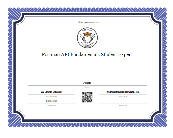 _RajChaudhary1's tweet image. 🔹 Learned to send data with request bodies &amp;amp; query params  
🔹 Got comfortable with Postman variables &amp;amp; scripts for dynamic API call
 #HTTPMethods #StatusCodes #Postman #Automation #DataManagement #LearningSprint #GetPostman #GirlscriptSoc #PostmanStudent #GSSoC24 @ialimustufa