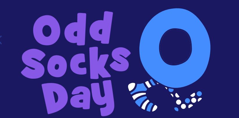 Odd Sock Day will take place on 12th Nov, this forms part of Anti-Bullying Week.
Odd Socks Day is an opportunity to have fun, be yourself, and spread awareness of the core values Anti-Bullying Week promotes.