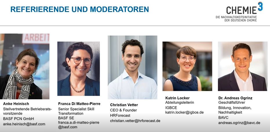 Die Chemie- u Pharmaunternehmen in Deutschland sollten in nachhaltigkeitsbezogene Skills investieren. Warum? Die Nachfrage u die Trends haben in unserem chemie³-Webinar analysiert: lmy.de/zyOaz <a href="/chemieverband/">VCI</a>  <a href="/BAVChemie/">BAVC</a>  <a href="/igbce/">IGBCE</a>  <a href="/peopleForecast/">HRForecast</a>