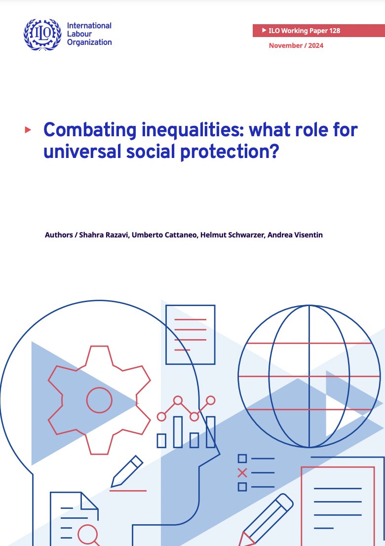 ADAPT_bulletin's tweet image. Combating inequalities: what role for #universalsocialprotection?
This study provides evidence regarding the impact of #socialprotection benefits, taxes and #socialsecurity contributions in reducing income inequalities.
ilo.org/publications/c… - @ilo  Working paper 128
