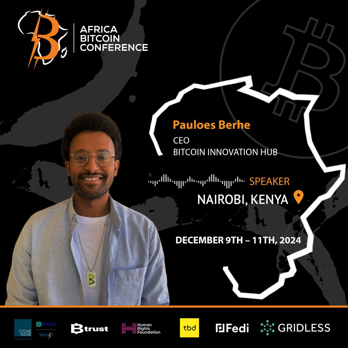 We are pleased to announce that Pauloes Berhe will be one of the speakers  at the upcoming Africa Bitcoin Conference. Pauloes Berhe is an inspiring  Eritrean human rights advocate who co-founded and