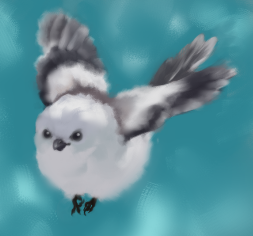 #art #digitalart #bird #cute