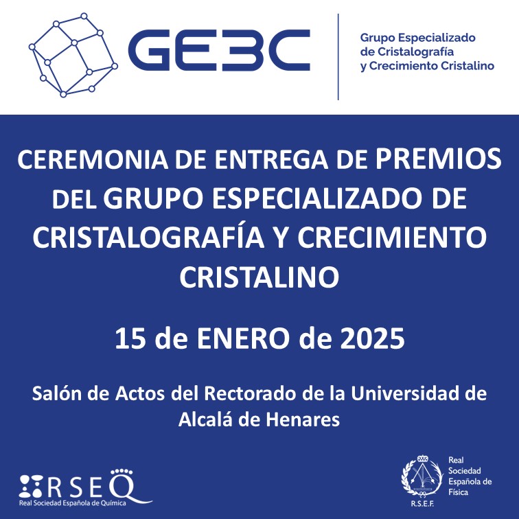 📣 Ceremonia de entrega de PREMIOS 🏅 del #GE3C 💎 
📅 15 de enero de 2025
🏛️Salón de Actos del Rectorado de la Universidad de Alcalá
🖋️ docs.google.com/forms/d/e/1FAI…