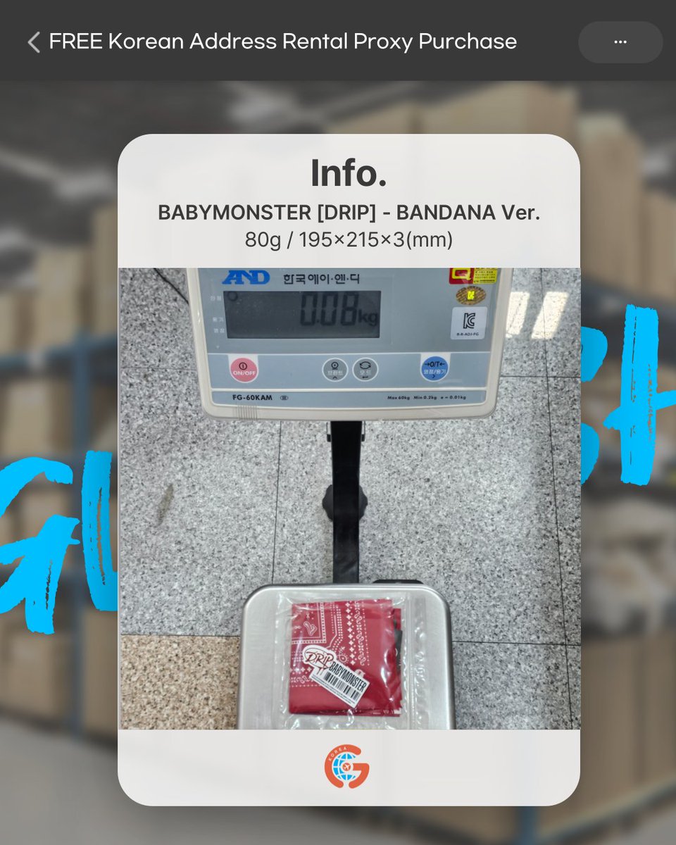 GlobalSH_kr's tweet photo. ๐ฟBABYMONSTER GOT PASSION, AMBITION๐ฅ๐ฅ๐ฅ Finally, the 1st FULL ALBUM!! Plus, a limited edition bandanaโค๐ซ MONSTIEZ! Are you ready?! #BABYMONSTER #DRIP
๐https://t.co/KwYtwgWPZG
#GlobalSH #koreashipping #koreanproxy #koreanwarehouse #koreaaddress #kpopmerch #kaddy #kpopgo #kpopgom #kadd #worldwideshipping #BABYMONSTERGO