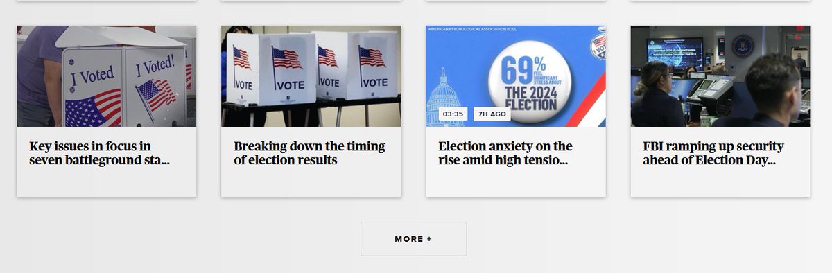 LaLaKristiansen's tweet image. #Election2024 anxiety on the rise amid high tensions~ 
Live Now, America Decides Election '24 AND
#TopVideos 69% Feel Significant Stress About the 2024 E ection
 cbsnews.com/live/ Via #CBSNews @CBS

#CYFI? 2024 #Tension by Kylie Minogue #NowPlaying 
RIP #Peanut The Squirrel