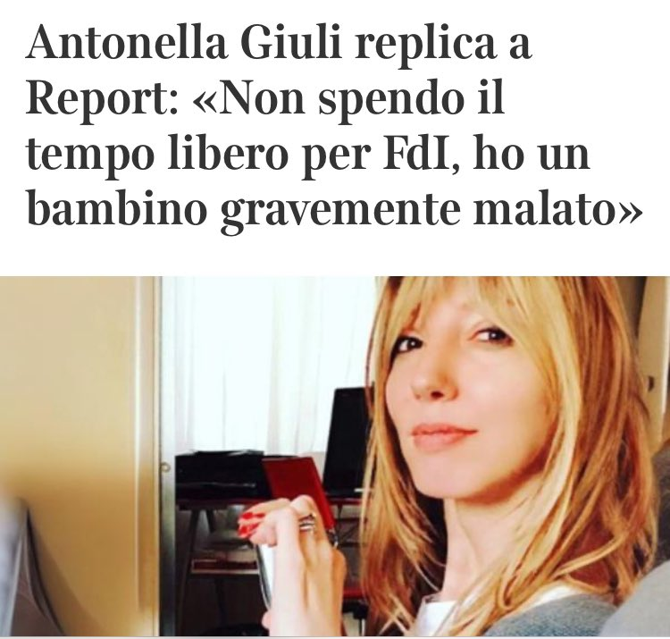 Jes912's tweet photo. Un altro episodio di: "Vittimelle d'Italia".
Come se non ci fossero un sacco di famiglie con figli disabili a cui hanno tolto sovvenzioni e tranciato potere d'acquisto per alzarsi i loro stipendi, Giuli sorella compresa, alla modica cifra di 120k al mese. https://t.co/lBN5ltLGUs