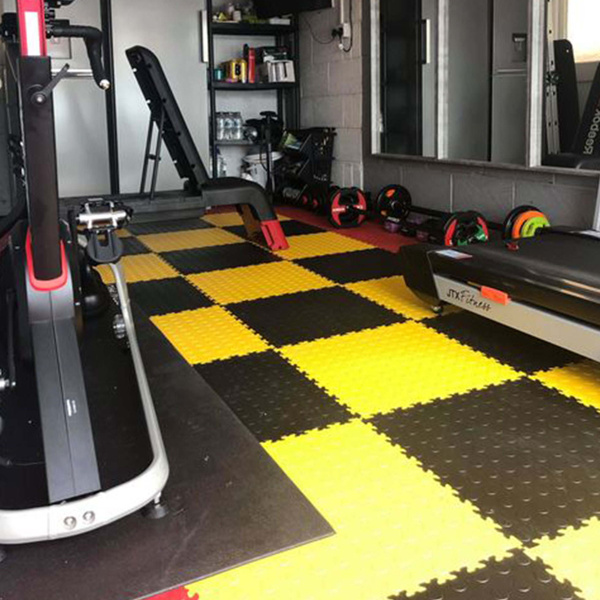 Treadmill on tile floor new arrivals