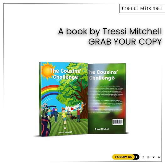"""""The Cousins’ Challenge: Overcoming Obstacles Together"""" by Tressi Mitchell is now available on Amazon!
Shop Now: a.co/d/ctfYFQc
#TressiMitchell #TheCousinsChallenge #OvercomingObstacles #Acceptance #Diversity #Teamwork #TreasureHunt #SiblingBond #CousinAdventure