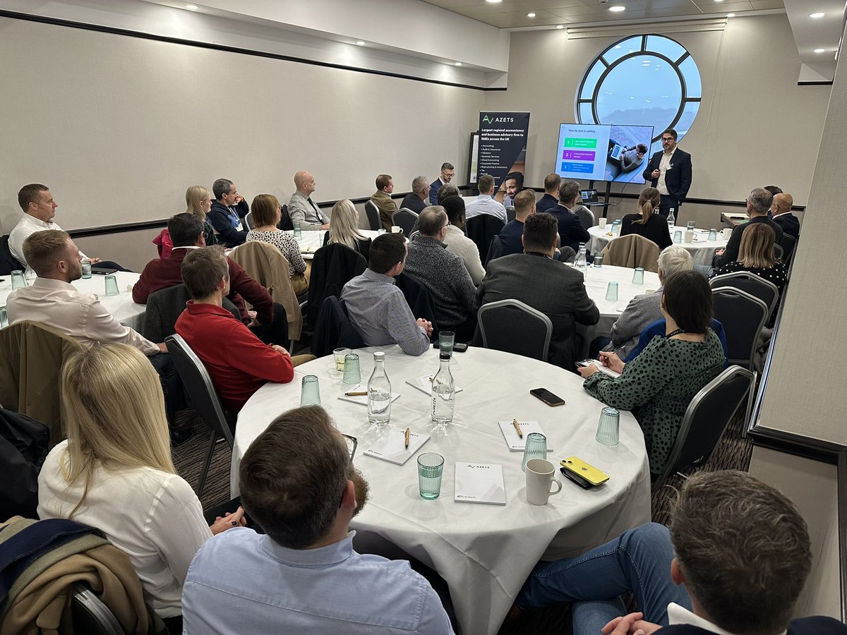 Great to see so many clients and professional  contacts at our Budget Update Breakfast in #bradford - thanks to our speakers Simon, Tariq, Kyle and Matt