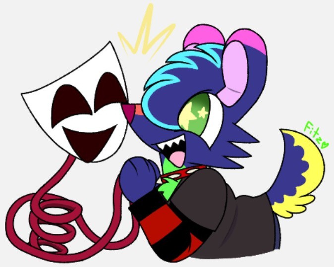 lemon___shark's tweet photo. important Wafflez lore: they are besties with Gangle :]

#tadc #theamazingdigitalcircus #tadcselfinsert https://t.co/cHpVoTHaNO
