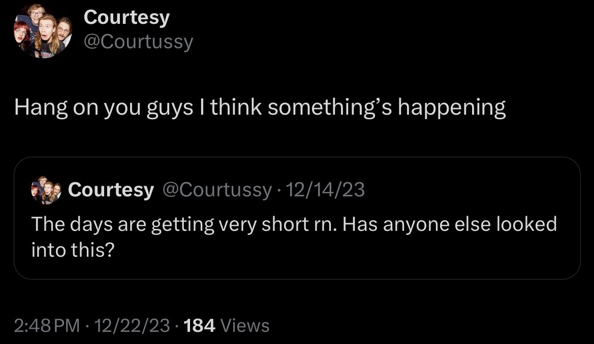 I’m really starting to think we need to start researching this phenomenon.