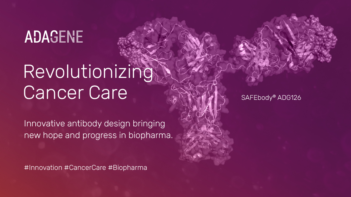 AdageneGlobal's tweet image. Every day at Adagene, we step closer to advancing cancer treatment. Our antibody development and masking platforms, including SAFEbody® ADG126, offer hope worldwide. Stay tuned as we continue to make significant progress. Learn more: loom.ly/k_8iDOw