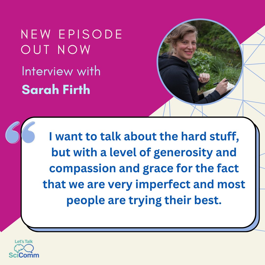 LetsTalkSciComm @letstalkscicomm.bsky.social (@letstalkscicomm) on Twitter photo We had a truly wonderful conversation with <a href="/sarahthefirth/">Sarah Firth</a> about everything from lobsters to philosophy. She shared her approach to graphic recording & what led her to write her debut graphic novel Eventually Everything Connects!
Please listen and share: pod.fo/e/279a22 We had a truly wonderful conversation with <a href="/sarahthefirth/">Sarah Firth</a> about everything from lobsters to philosophy. She shared her approach to graphic recording & what led her to write her debut graphic novel Eventually Everything Connects!
Please listen and share: pod.fo/e/279a22