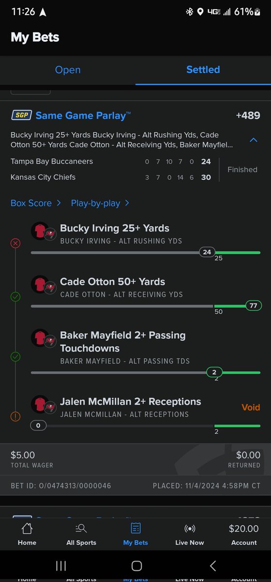 1 yard!! One fucking yard...
