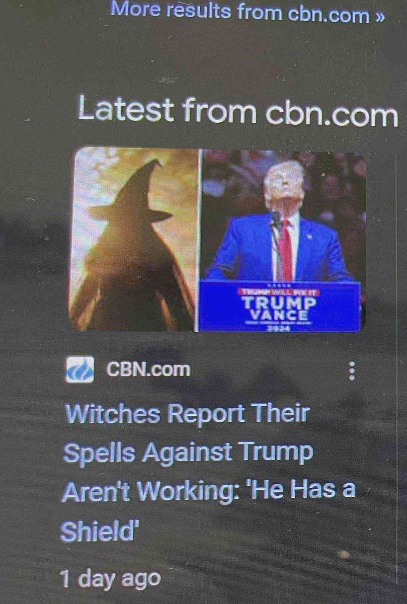 It's that Trump aura.