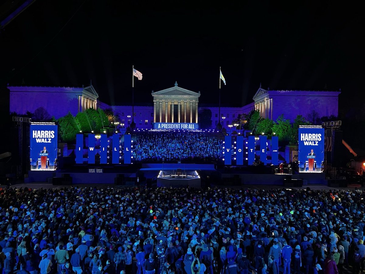 Election Eve in Philly. Let’s get this done PA.