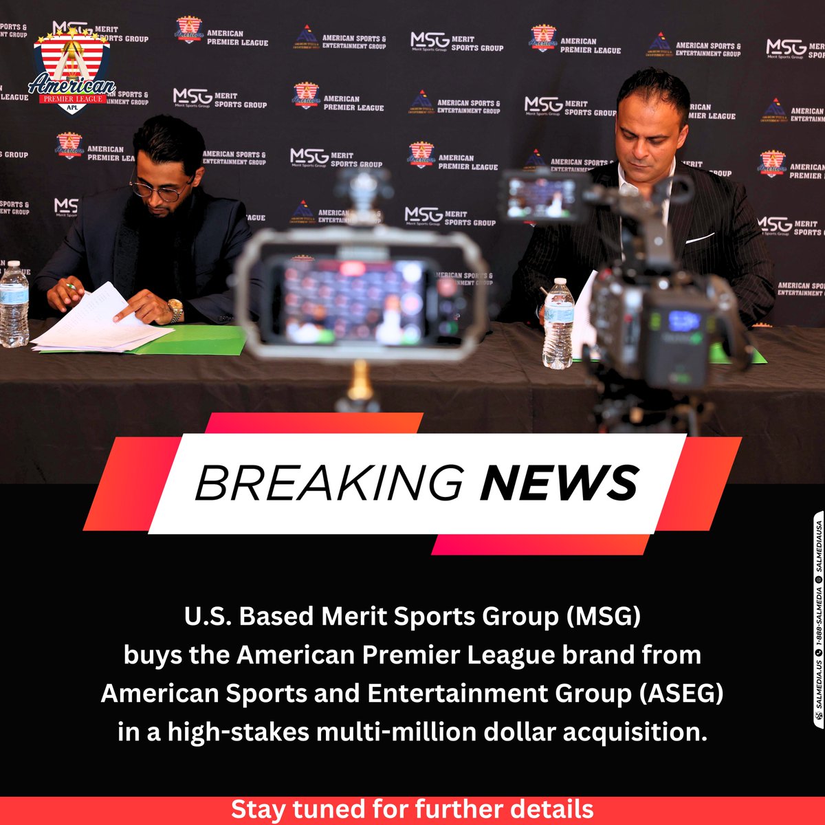 📷 Breaking News Alert! 📷
The U.S.-based Merit Sports Group has officially acquired the APL in a high-stakes multi-million dollar deal! This monumental move will take the league to new heights, bringing innovative developments &amp; expanded opportunities to cricket in the U.S.