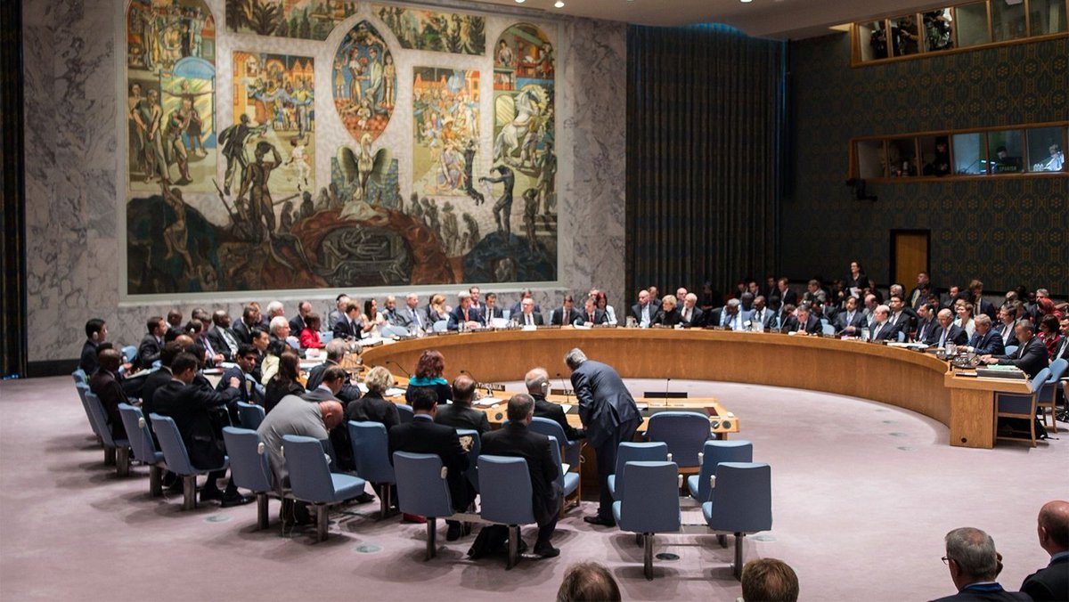 54 countries call on the United Nations Security Council to suspend all weapons sales to Israel.