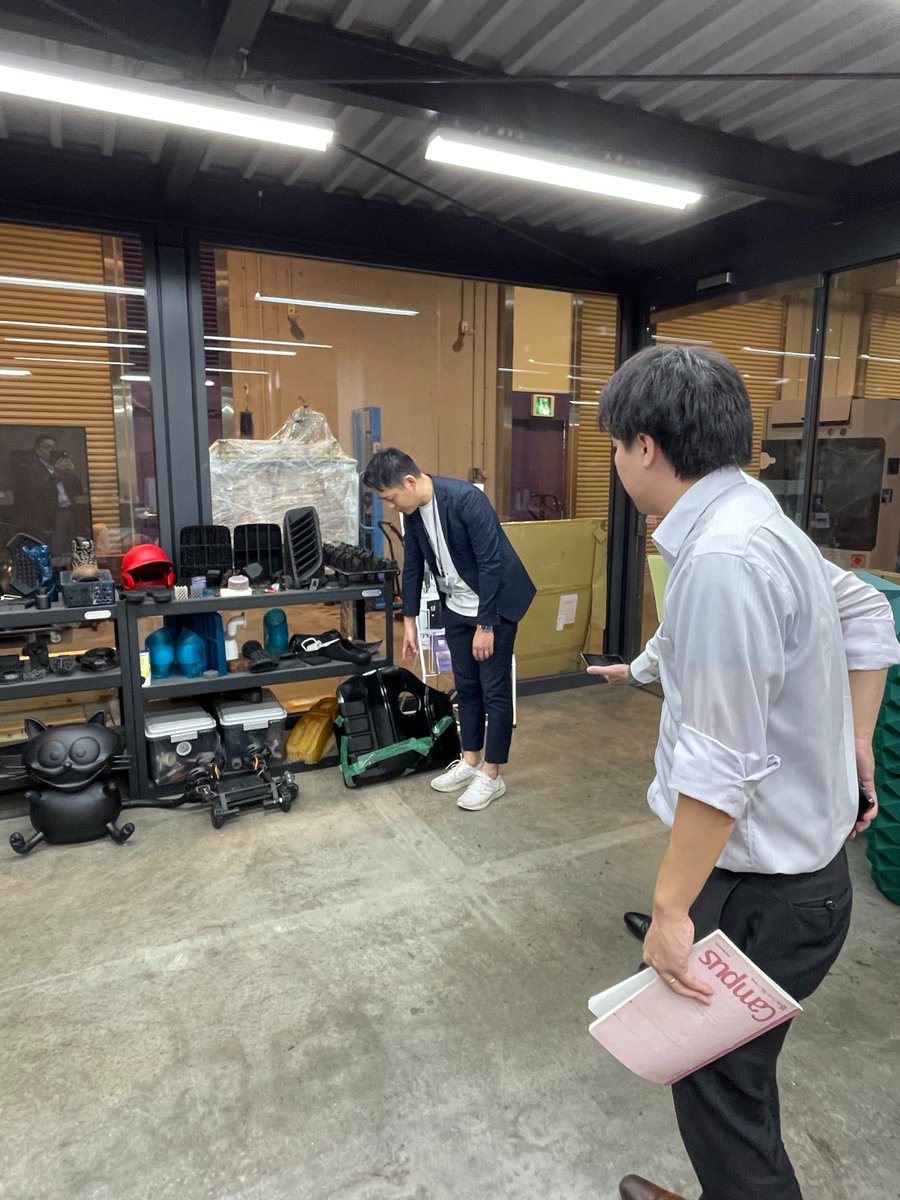 Gunma_AM_PF's tweet image. GAMは、先日10月29日に横浜市鶴見区の株式会社3D Printing Corporation様を訪問し、設備の見学をさせていただきました。多種の3Dプリンターをお持ちであり、AMの様々な可能性に思いをはせました。
ありがとうございました！
#GAM #3DPC #3DPrintingCorporation #金属積層造形