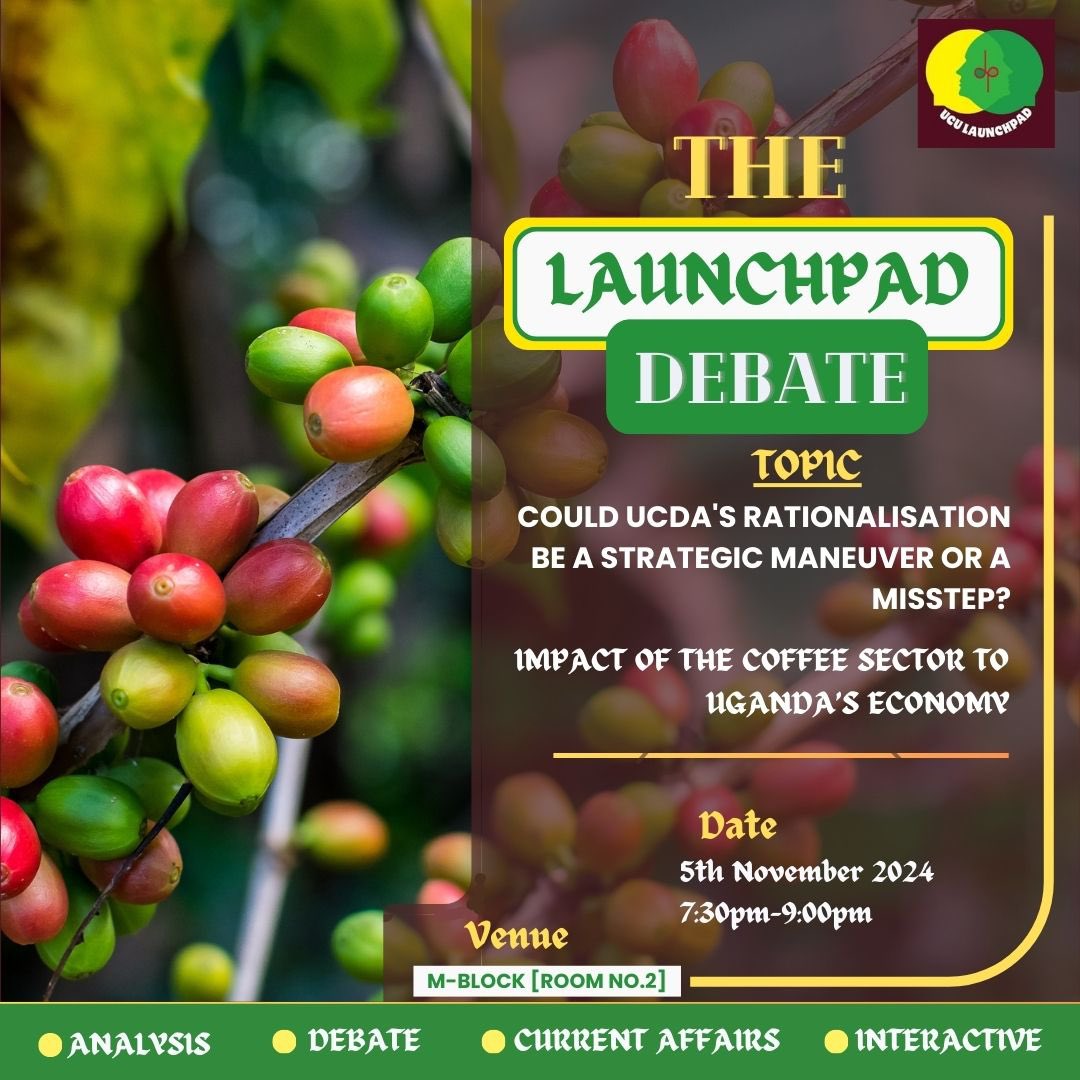 This week at the pad we are to deliberate on matters around coffee. Is the rationalization of the UCDA a strategic maneuver or a misstep?
The parliament is yet to decide the way forward tomox 6th Nov and the fate of an entity that has groomed,educated and employed us.
