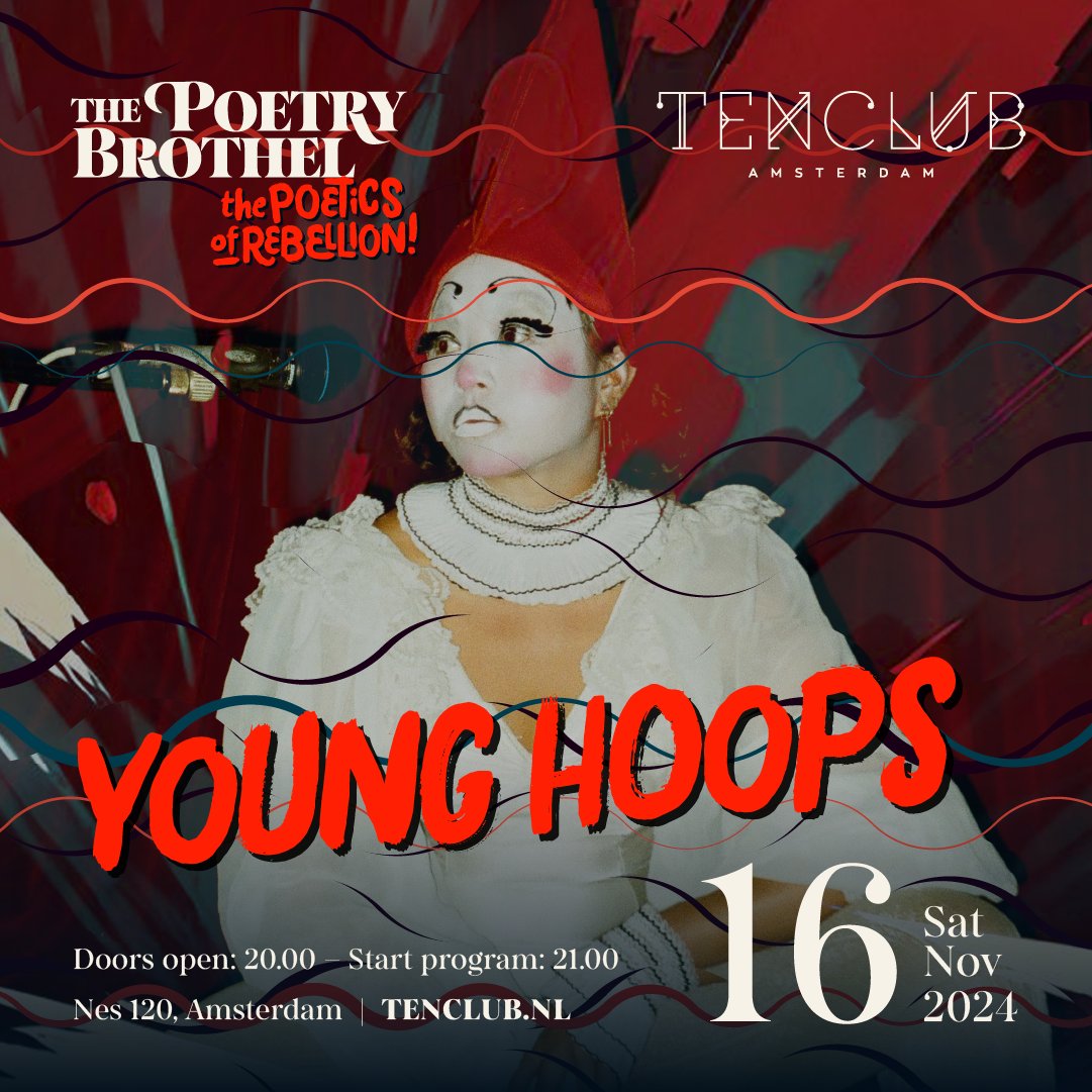TenClub_NL's tweet photo. This Poetry Brothel edition comes with the unique opportunity to engage in a meditative and experimental clown ritual that involves eyeball exercises, face painting, Haiku writing session and mostly playing around with expression. https://t.co/kWXUqSk1Az