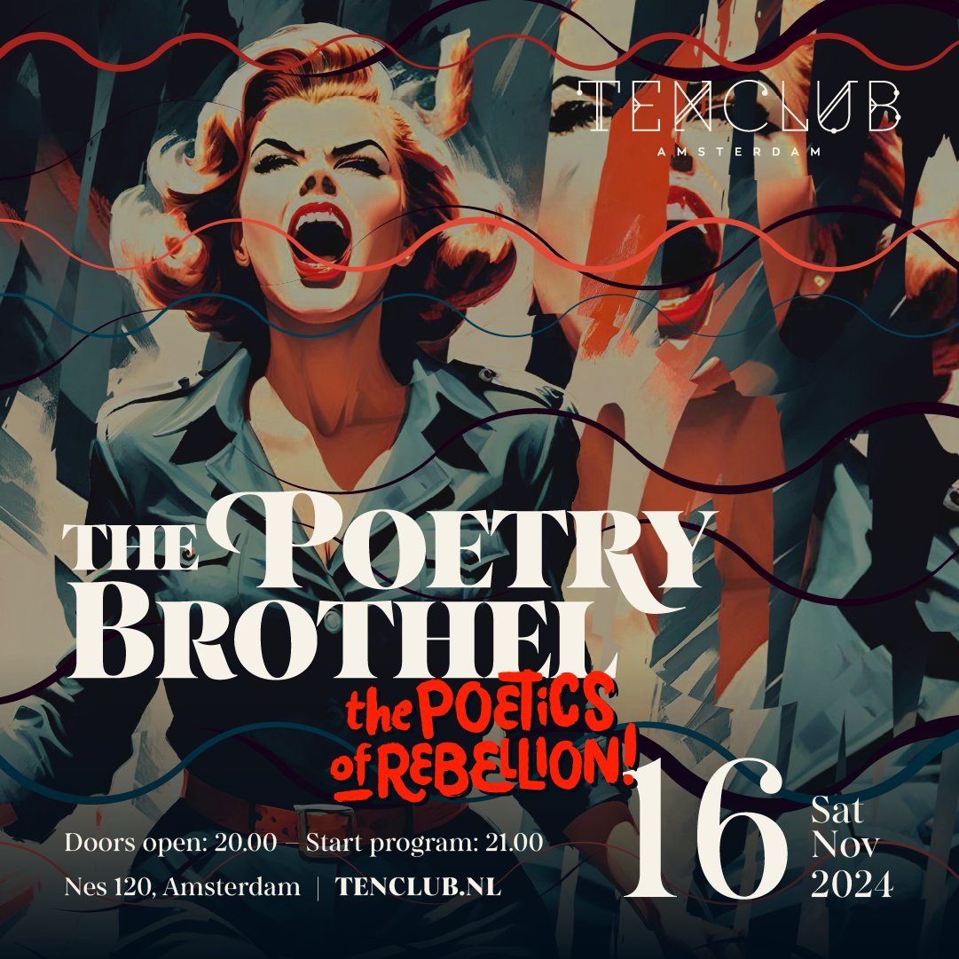 TenClub_NL's tweet photo. This Poetry Brothel edition comes with the unique opportunity to engage in a meditative and experimental clown ritual that involves eyeball exercises, face painting, Haiku writing session and mostly playing around with expression. https://t.co/kWXUqSk1Az