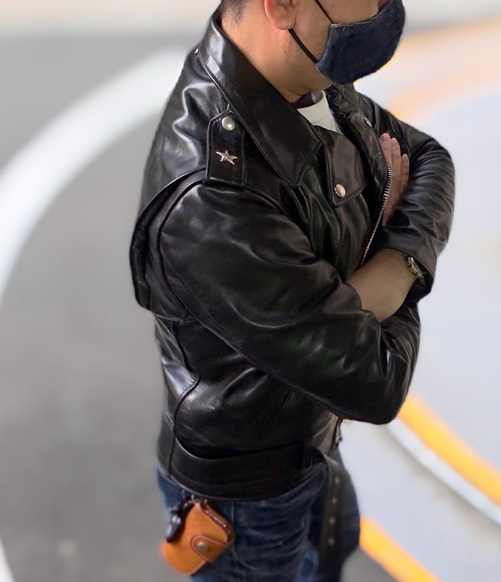 schott ダブルライダース34inch相当小柄男子レディースライダーアパ