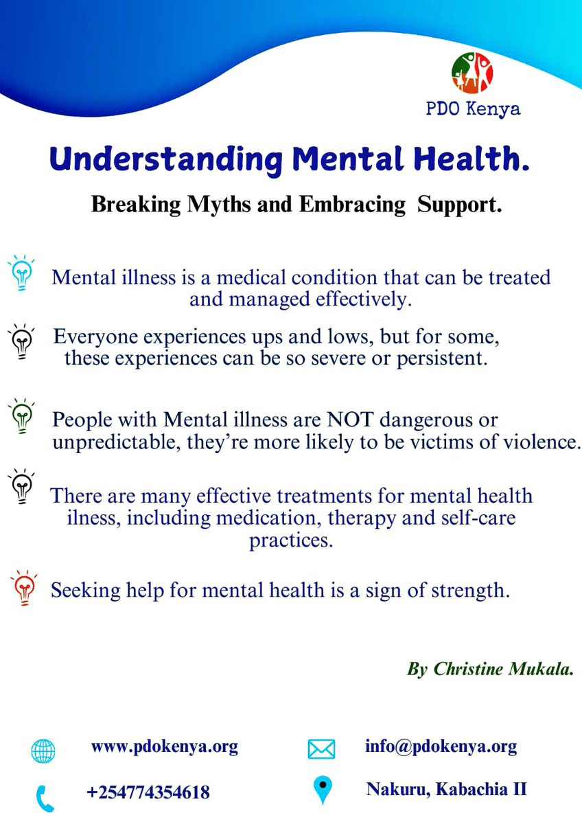 #mentalhealth #mentalillness #pdokenya