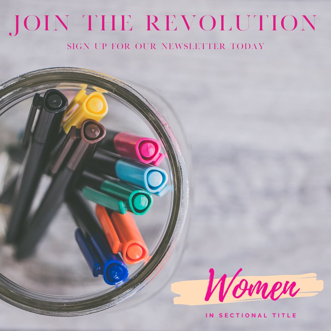 Whether you’re a managing agent, trustee, developer, or property investor, WiST provides a supportive community to network, learn, and grow. 

Join the revolution! 

Sign up here to receive news of our webinars: womeninsectionaltitle.co.za