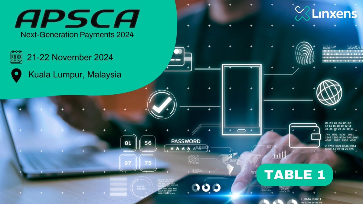 Linxens #Smartcard experts will be at the <a href="/APSCA_Updates/">APSCA</a> event from 29th to 30th November at Kaula Lampur, Malaysia.
Don’t miss this chance to discover our innovative solutions in access control, hospitality, biometrics, and sustainability.
We look forward to seeing you there!