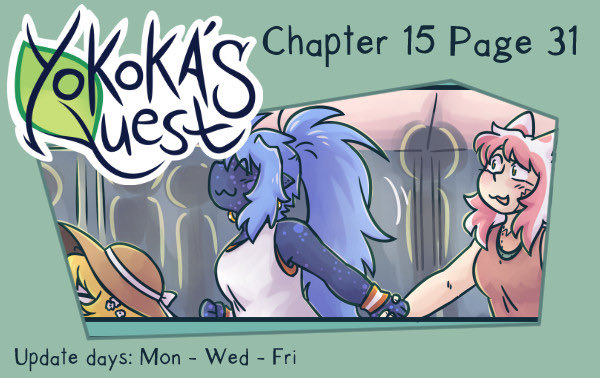 my power came back so I can share the new page yippie :3
#YokokasQuest #SpiderForest #webcomic 

* * *

🛋️ Read the webcomic: yokokasquest.com 
🗳️ Vote on TWC: topwebcomics.com/vote/19648 
🎉 9th anniversary event: yokokasquest.com/comic/yokokas-…