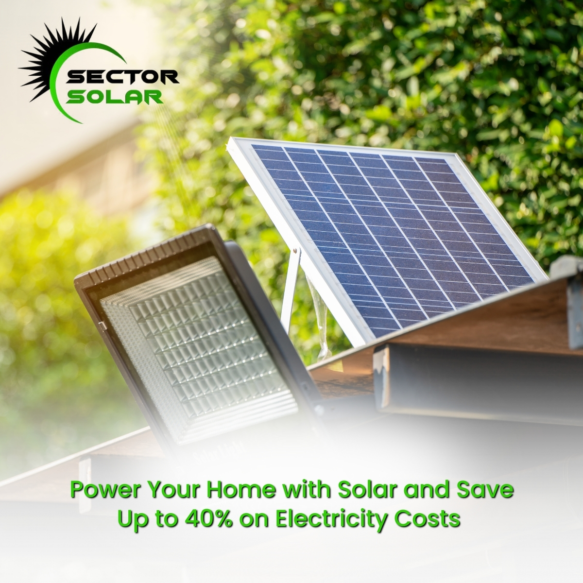 Sector Solar, South Africa’s leading alternative power company, offers top-tier Residential PV Solar Power Systems to help you reduce your energy consumption by up to 40%! 

Get in touch today! sectorsolar.co.za
