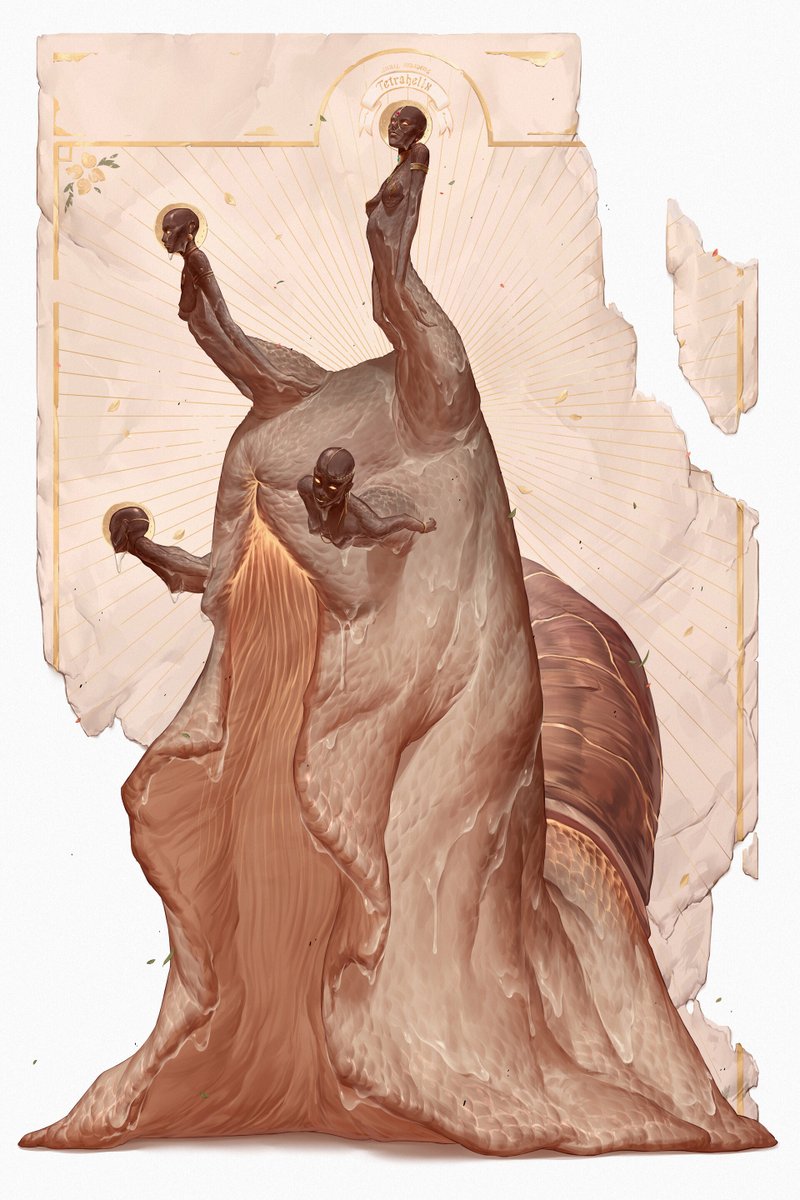 Tetrahelix, the Snail Maidens by John Patrick Gañas
artstation.com/artwork/2BxwgB