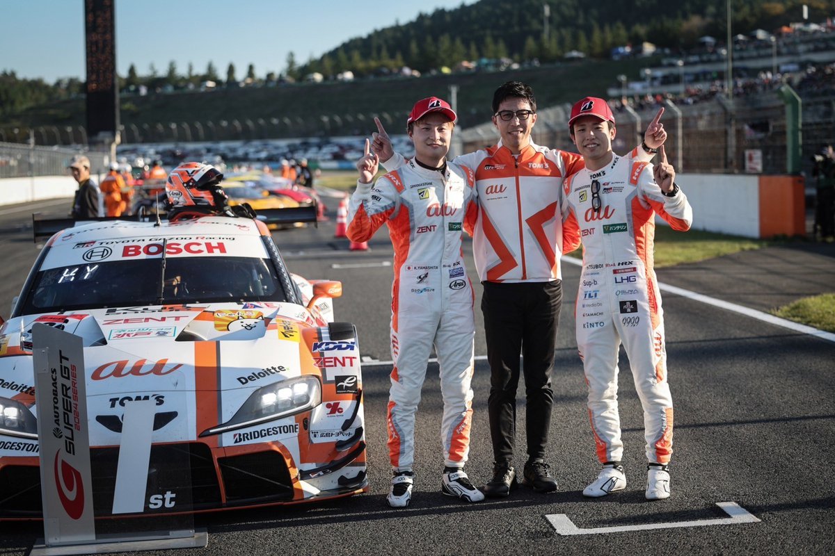 #SUPERGT 第8戦 #もてぎGT300km

DTFAが戦略パートナーを務める #TomsRacing は、Deloitte TOM'S 37号車が快走中の車両故障により無念のリタイア、au TOM'S 36号車は圧巻の走りで優勝、今季2勝目を飾り年間王者連覇が目前に🏆️‼️

#笹原右京 #ジュリアーノアレジ #坪井翔 #山下健太 #JeanAlesi