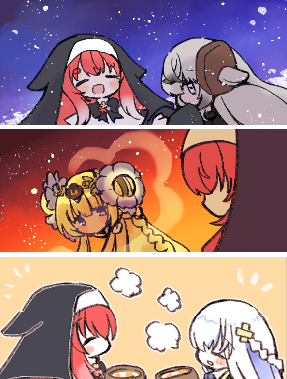 @stebo_wall 交流で描かせていただいた挿絵まとめです。ありがとうございました～!! 