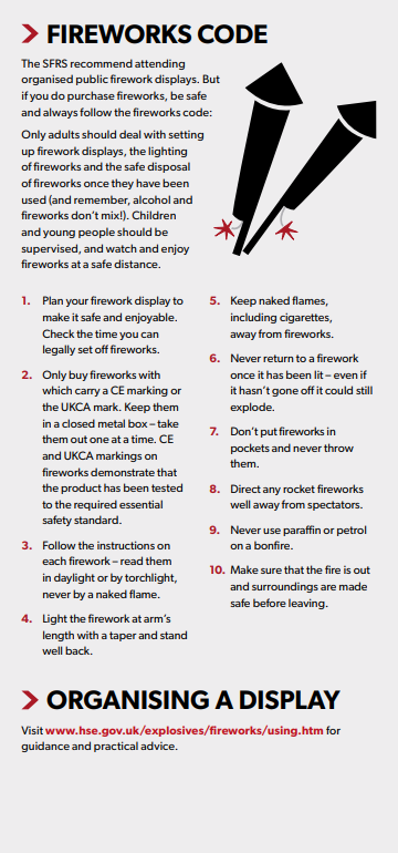 Police Scotland Glasgow City (@psosglasgowcity) on Twitter photo Remember the Fireworks Code this bonfire night and please be respectful to the Emergency Services.
Scotland's fire crews are up to 4 times busier than normal on bonfire night <a href="/SFRSYourSafety/">Scottish Fire and Rescue Service – Your Safety</a> 🚒 🔥 🚓
#SafetyFirst
#SafetyAwareness
#CityCentreCommunityPolice Remember the Fireworks Code this bonfire night and please be respectful to the Emergency Services.
Scotland's fire crews are up to 4 times busier than normal on bonfire night <a href="/SFRSYourSafety/">Scottish Fire and Rescue Service – Your Safety</a> 🚒 🔥 🚓
#SafetyFirst
#SafetyAwareness
#CityCentreCommunityPolice