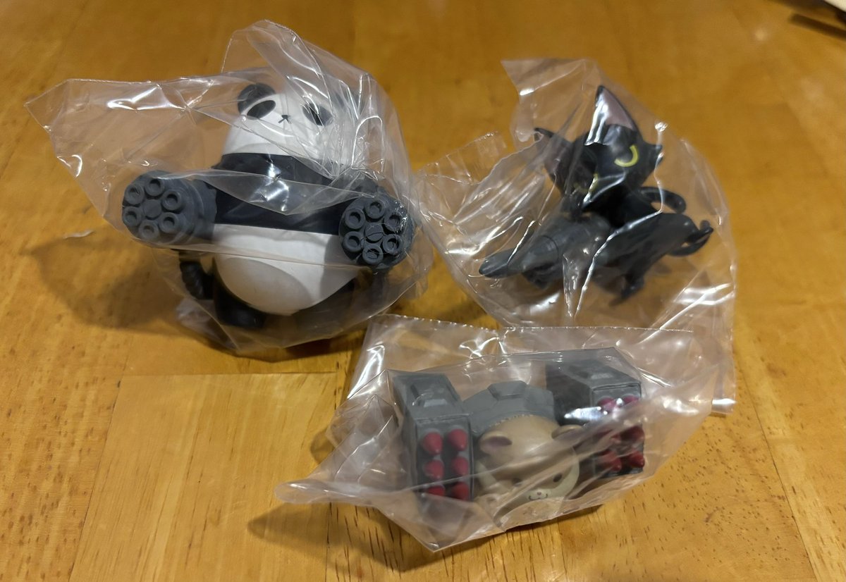 halmagedon1's tweet photo. 機動物 2 交換

譲　★ミサイルポッドハムスター ブラウン
        or ★ガトリングベア パンダ
　　or★パイルバンカーキャット ブラック

求　★ミサイルポッドハムスター グレー

郵送での交換希望です。
交換可能な方居ましたら
よろしくお願いします。 https://t.co/SO6vQnwQxj