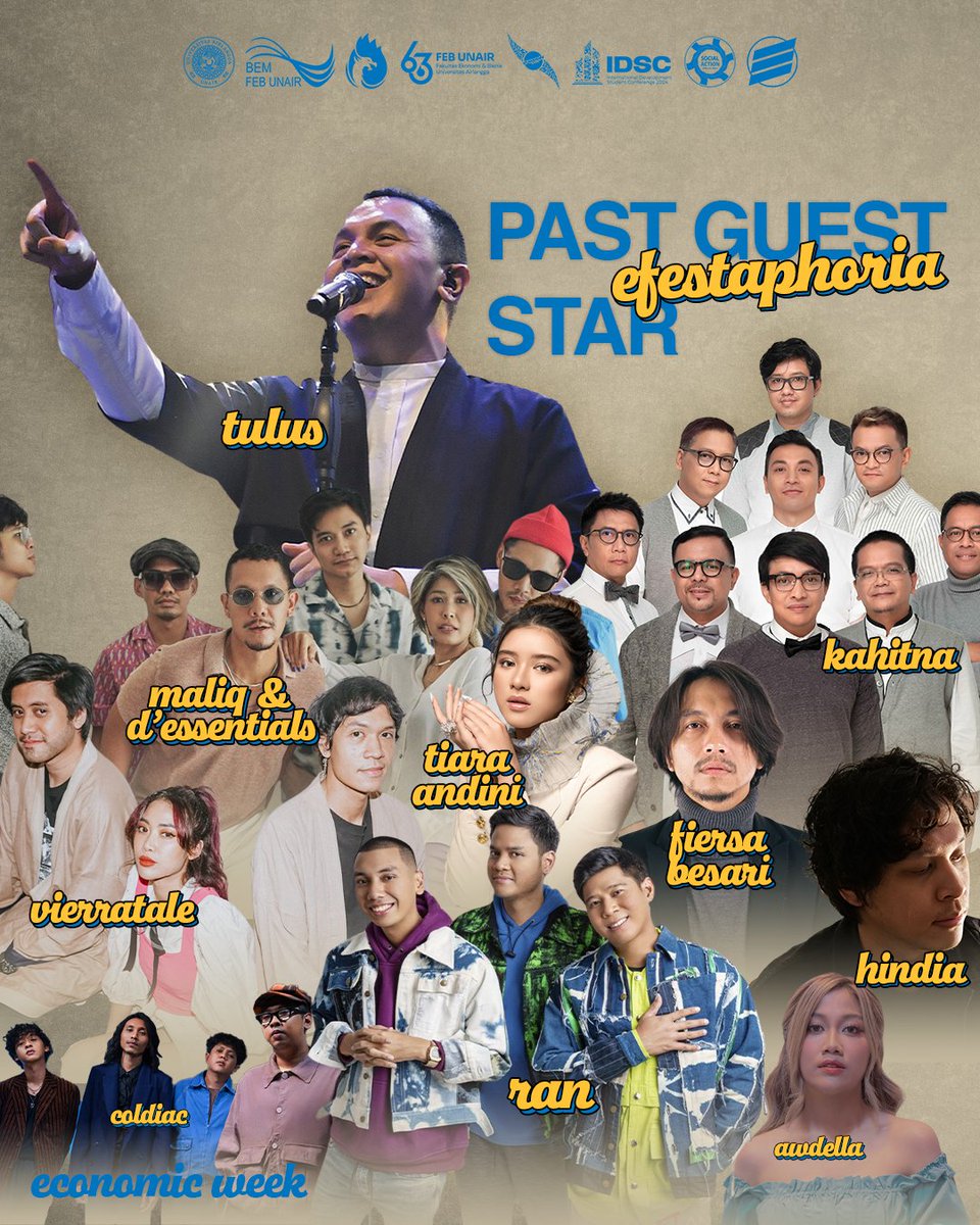 🎉 Last year’s Efestaphoria was unforgettable with over 5,000 attendees! From an epic guest lineup to a satisfying festival experience, it was a hit! 🥁

WHO CAN'T WAIT FOR THIS YEAR'S EFESTAPHORIA, LET US KNOW!

#EconomicWeek2024 #BringTheEpiphany #ImFactful #FEBSatu #UNAIRHebat