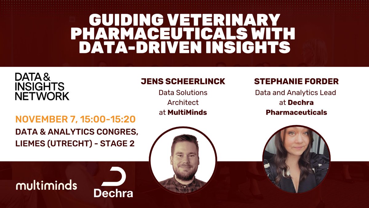 Join us this Thursday, November 7 (15:00-15:20) at the Data &amp; Analytics Congress 2024 (stage 2), as we reveal how Dechra Pharmaceuticals transformed its #DigitalMarketing through a #DataDriven strategy anchored by the #NorthStarMetric! See you at #DAC24: datainsightsnetwork.nl/events/dac-202…