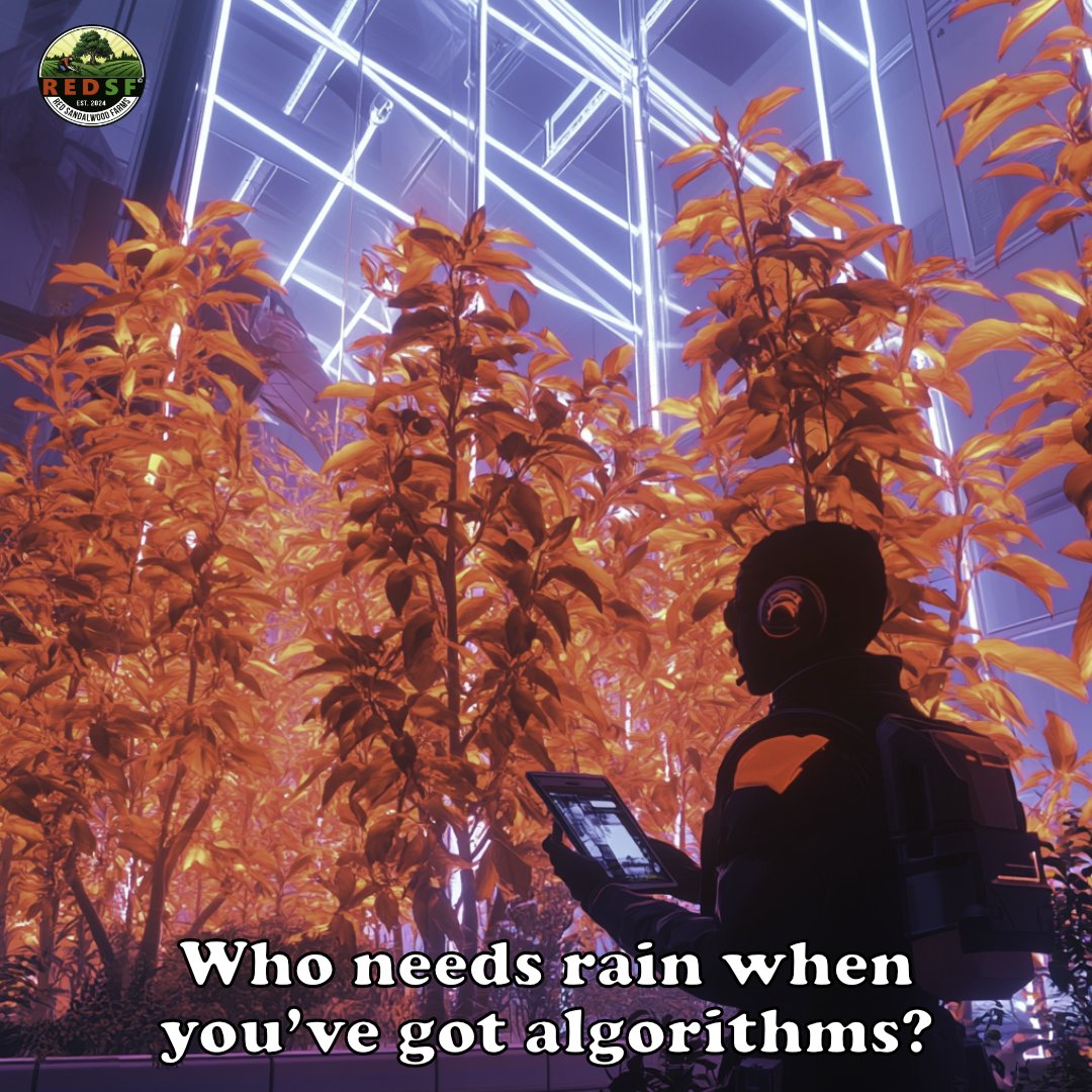 REDSF_X's tweet photo. In REDSF, it’s not about waiting for rain—it’s about perfecting your algorithms to cultivate the best crop. 🌳💻

#REDSF #FutureFarming #TechAndNature #BlockchainInnovation #NFT https://t.co/ab4HURJahw