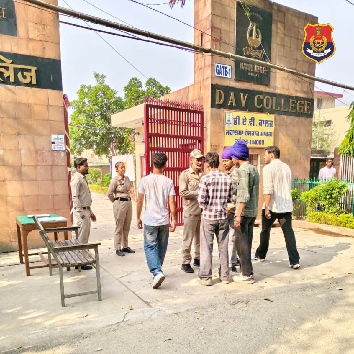 CPJalandhar's tweet photo. Commissionerate #Police Jalandhar is proactively conducting thorough checks to #Safeguard schools and colleges, ensuring a #SafeEnvironment for all. Our commitment to maintaining #Peace and #Safety remains unwavering!
#SchoolCollegeChecking #SafeEnvironment #SafetyFirst https://t.co/GhQBrfe5Gy