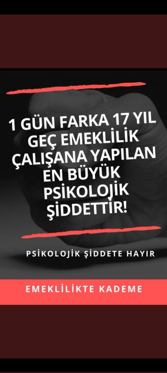 Sevgi_Emektir_'s tweet photo. 8.9.99👉38-43yaş
9.9.99👉58-60-65yaş

8.9.99👉5975prim
9.9.99👉15bin prim
Fark 17-20-25yıl

Kabul Edilemez
Kademeli Emeklilik Anayasal Hakkımızdır

#BöyleOlurMu #EnKötüsü @RTErdogan @isikhanvedat @memetsimsek @csgbakanligi @EmadDernegi @erbakanfatih #KademeLütufDeğilHaktır https://t.co/PEzYtBXxVr