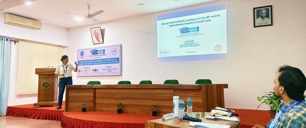 INQUA Early Career Researchers (@inqua_ecr) on Twitter photo The second day of #tropqua started with an engaging talk on the impact of the 8.2 kyr cooling event on South Asian hydroclimate by Dr Yama Dixit <a href="/yamadixit/">Yama Dixit</a>
<a href="/PAGES_ECN/">PAGES Early-Career Network</a> The second day of #tropqua started with an engaging talk on the impact of the 8.2 kyr cooling event on South Asian hydroclimate by Dr Yama Dixit <a href="/yamadixit/">Yama Dixit</a>
<a href="/PAGES_ECN/">PAGES Early-Career Network</a>