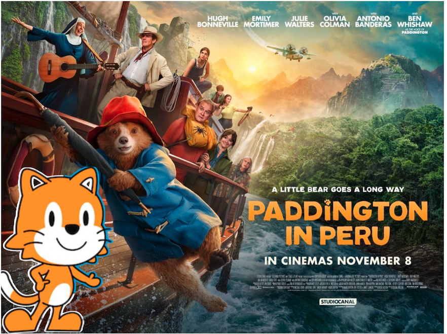 I have created a Paddington Bear game in ScratchJr where <a href="/paddingtonbear/">Paddington</a> needs to travel down the Amazon River avoiding crocs to find Aunt Lucy. Ideal for a code club to coincide with the new movie. Full tutorial in the link below. #PaddingtonInPeru youtu.be/-rKfQTMuTr0