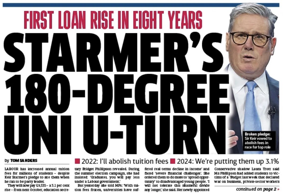 Mark4Devon's tweet image. It’s tough being in government. Fixing the mistakes of the last administration. Needing to reappraise promises. Perhaps we’ll hear less from Labour now about student fees/loans (introduced by them by the way). @LabourCrediton @CDevonLabour Certain degree of schadenfreude.