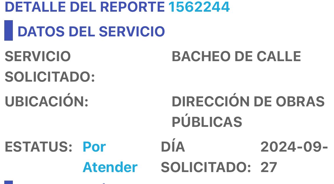 alexcondes's tweet photo. @CeciliaPatronL @AyuntaMerida Este reporte cuando lo atenderan??? Se solicito desde el 27 de septiembre ! https://t.co/1wpDOTmcXz
