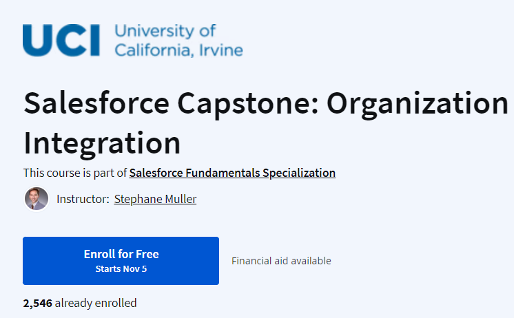 Top 2 Certifications Of Master Organizational Integration with Salesforce:

Salesforce Integration
salesforce-iq.blogspot.com/2024/01/salesf…

Salesforce Capstone: Organization Integration
salesforce-iq.blogspot.com/2024/01/salesf…
