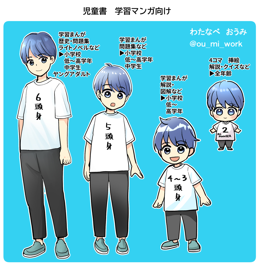 児童書籍漫画、ビジネス漫画、社史漫画、社内向け広告漫画のお仕事を募集しています
お気軽にご相談ください!
年内スケジュール
書籍📚…2025年7月スタート
広告漫画・イラスト📷 2024年12月⭕️
2025年1.2月❌3月以降⭕️
(ボリュームご相談ください)