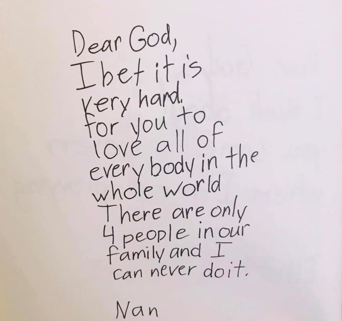 Kids were told to write a letter to God and this is what some of them wrote. Kids be so innocent, funny and cute😂😂😂

A thread